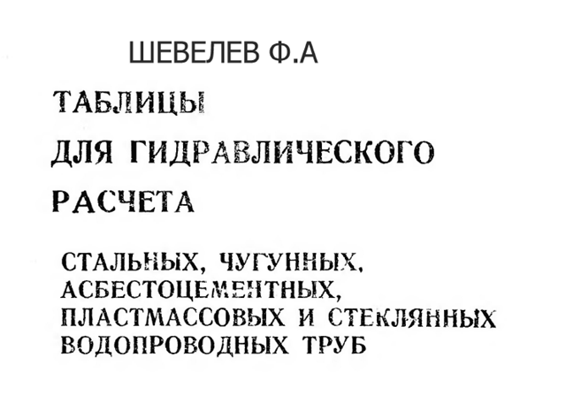 характеристики водопроводных труб