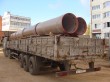 Схема погрузки стеклопластиковой трубы диаметром 800 мм на автомобиле