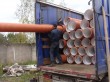 Выгрузка трубы полипропиленовой на складе заказчика