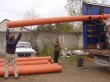 Складирование труб из полипропилена