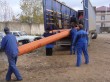 Строительная длина трубы 6 метров, в фуру кладется две стопки