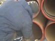 Монтаж резиновой манжеты на соединительную муфту