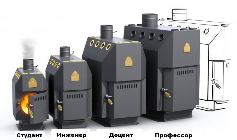 трубная отопительная печь длительного горения